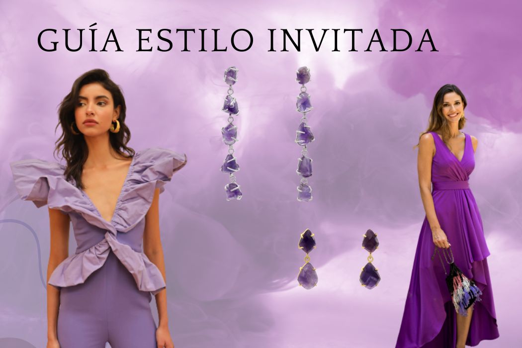 Earrings for purple guest looks ACUS Earrings for purple guest looks ACUS