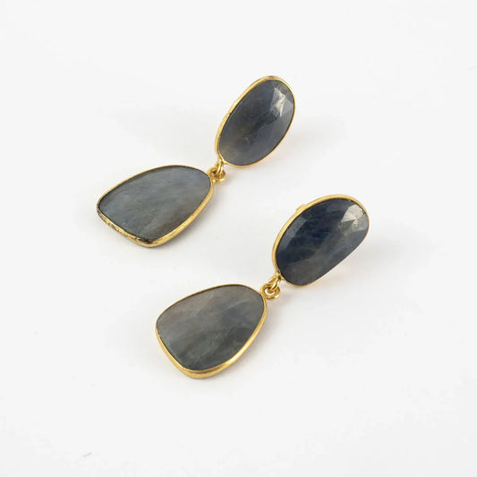 Pendientes Zagreb Ed. Limitada Azul y Gris