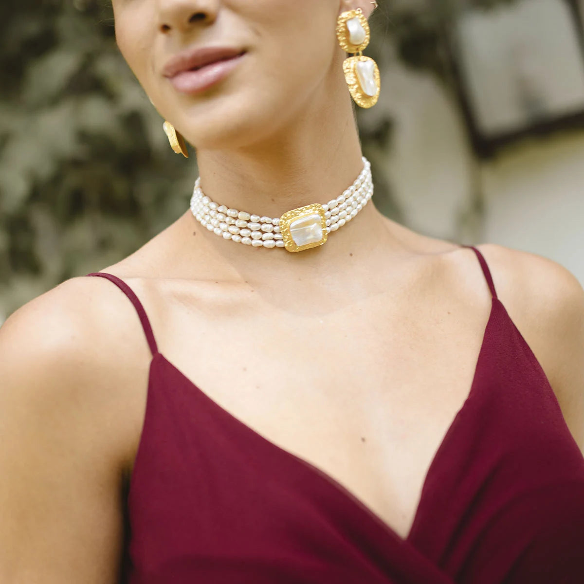 Choker Trier Ed. Limitada Plata Perlas