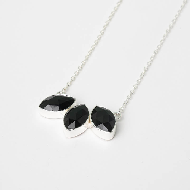Colgante Ziba Ed. Limitada Plata Negro