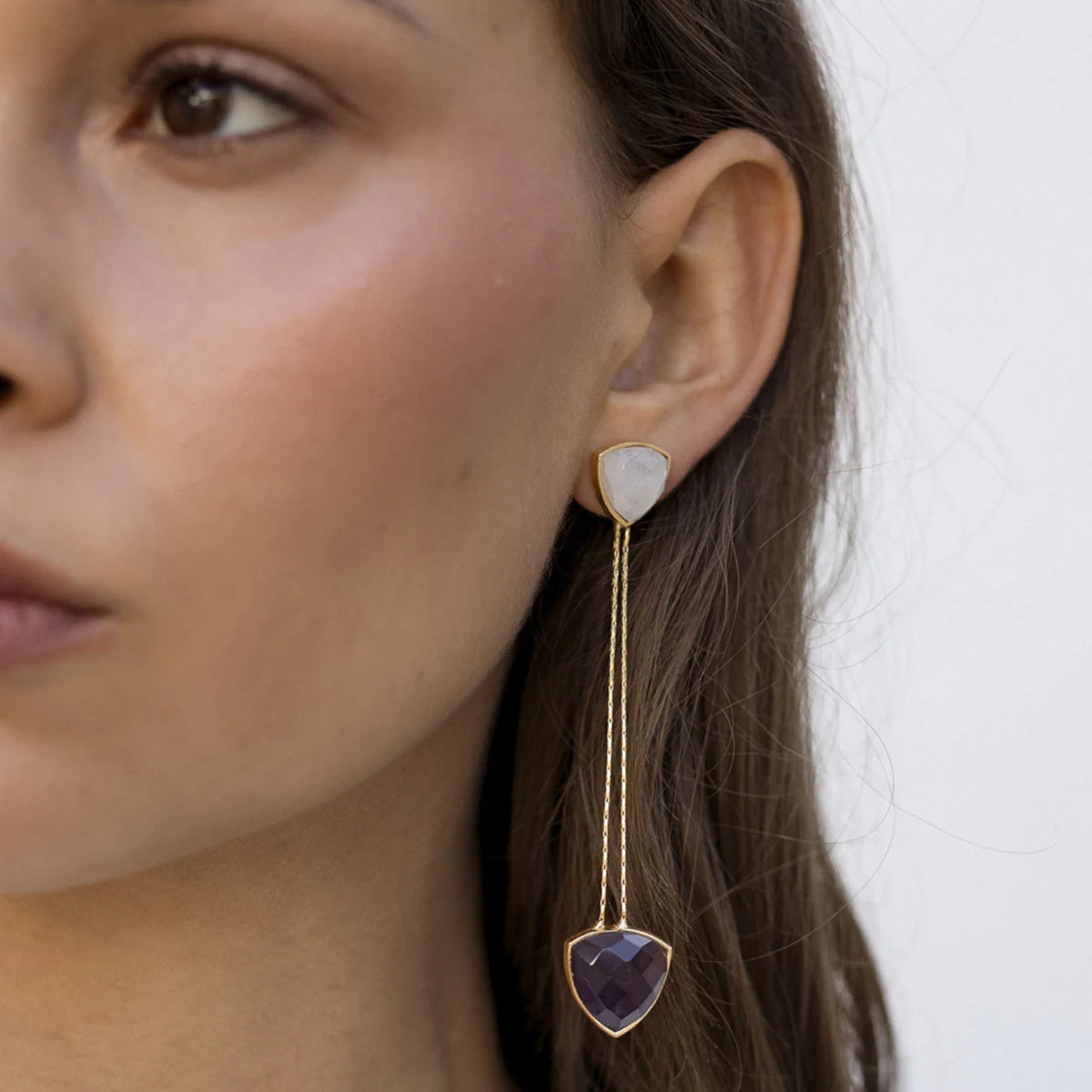 Pendientes Capuchina Ed. Limitada Azul Claro