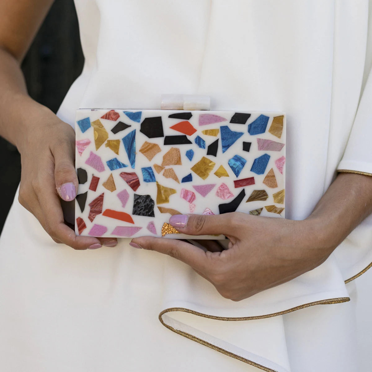 Clutch Pavimento Multicolor Summer