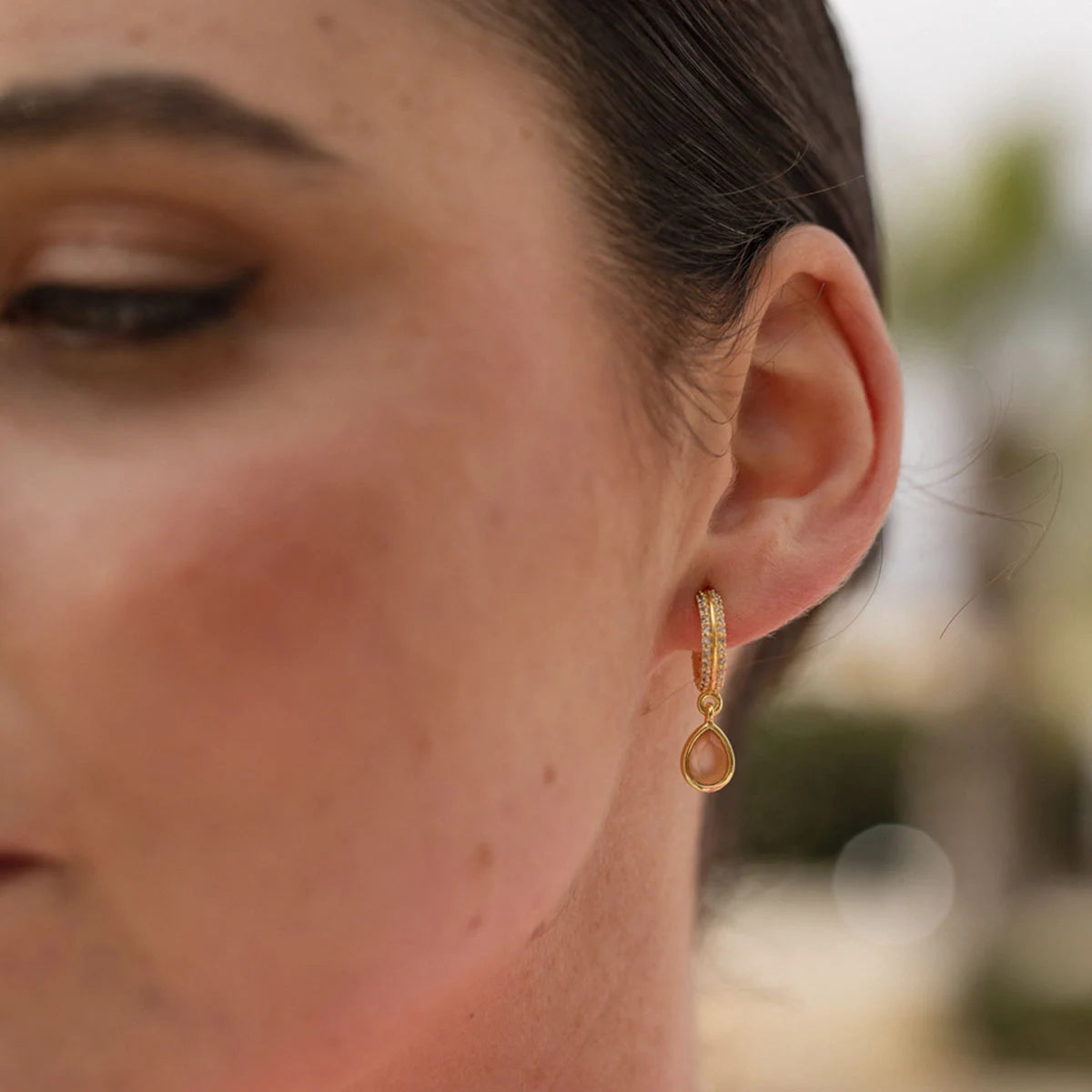 Pendientes Aros Eyre Rosa Salmón