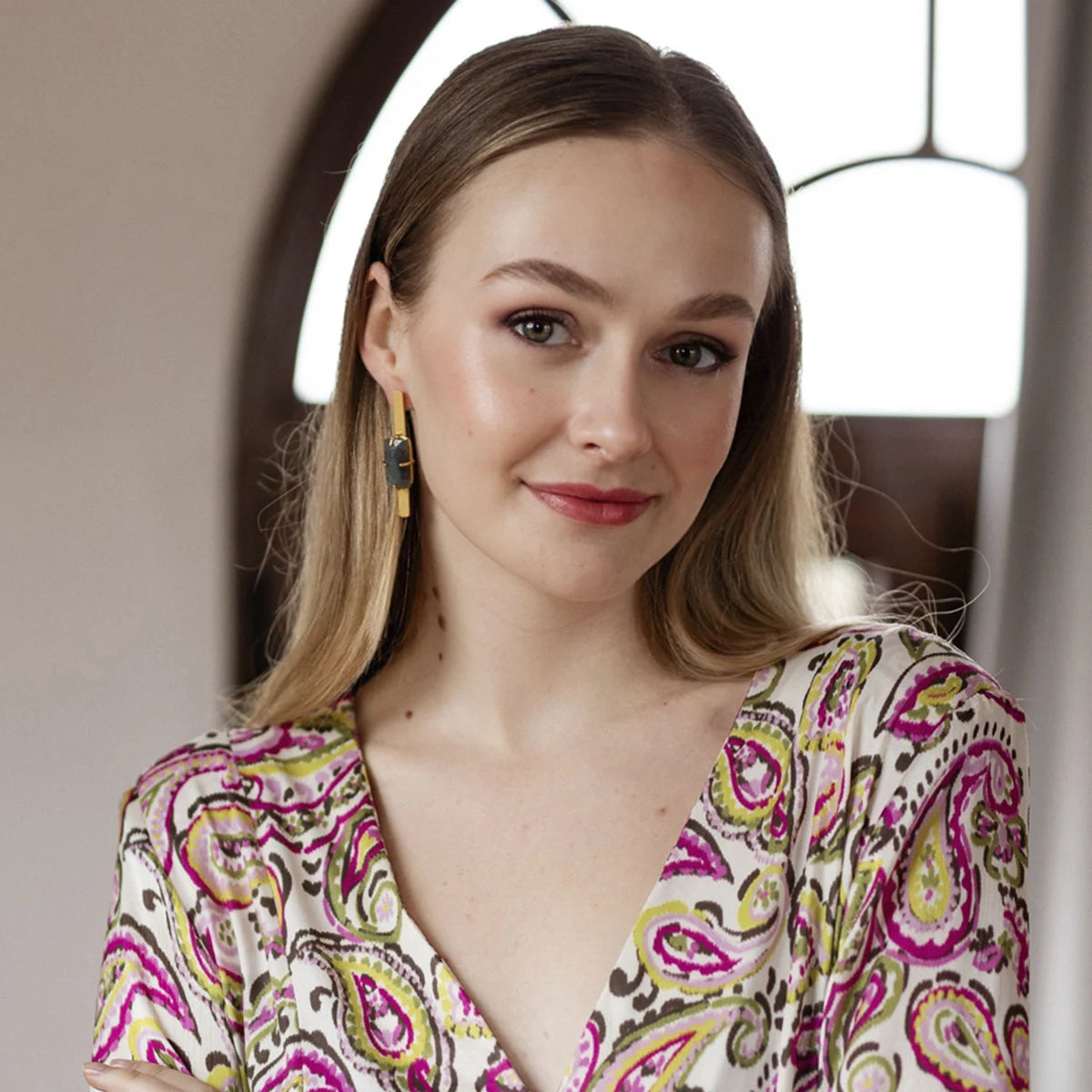 Pendientes Esencia Labradorita - Black One