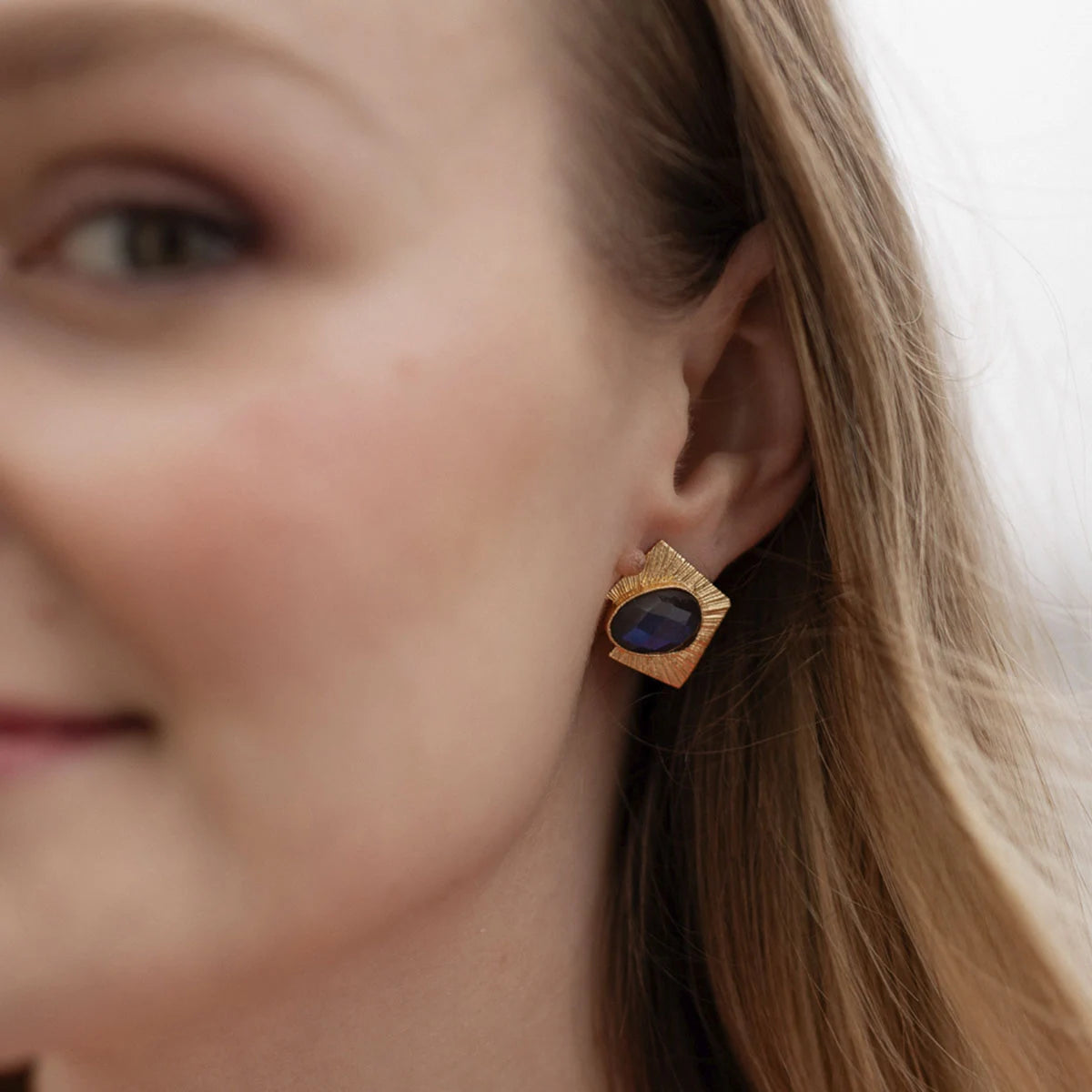 Pendientes Ígneo Labradorita
