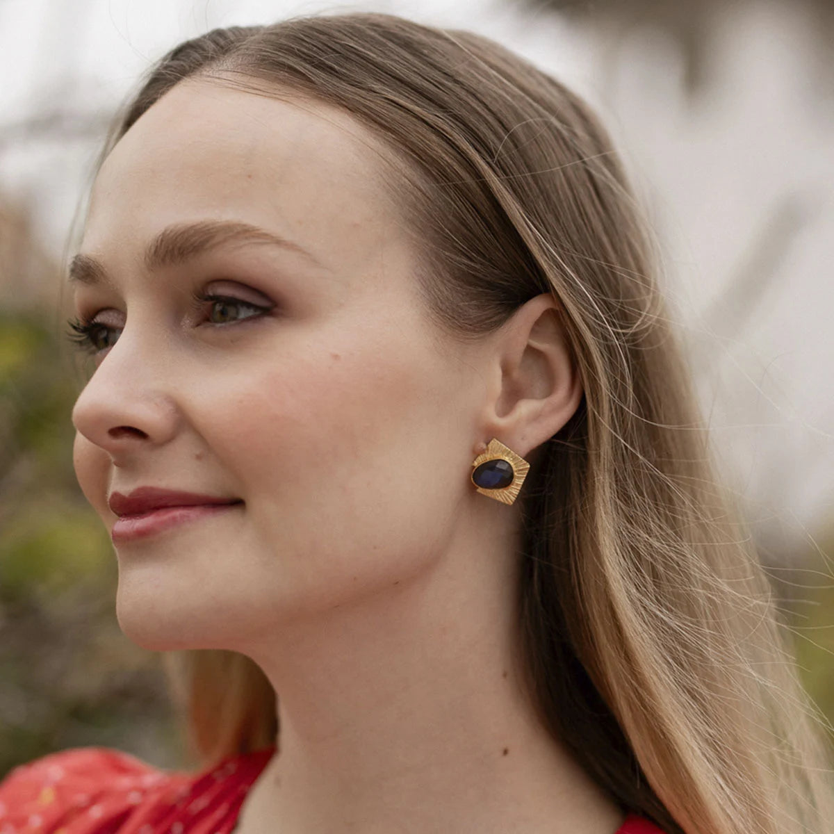 Pendientes Ígneo Labradorita