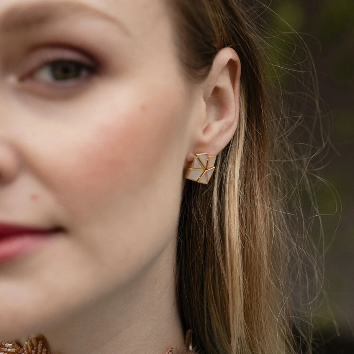 Pendientes Lilis Nácar