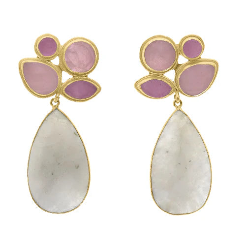 Pendientes Paraiso Ed. Limitada Rosas y Perla