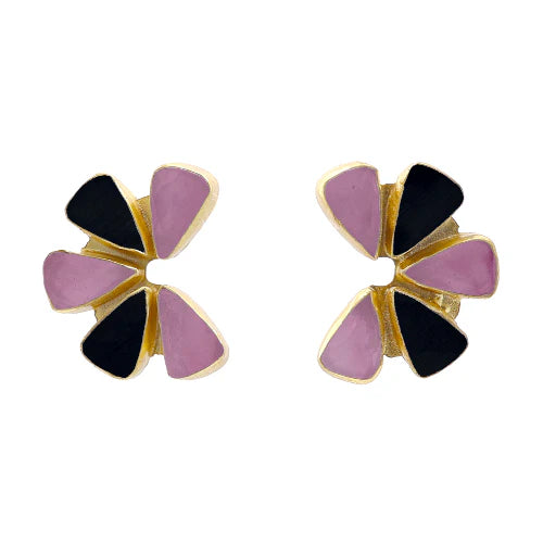 Pendientes Komodo Ed. Limitada Rosa Dark y Negro