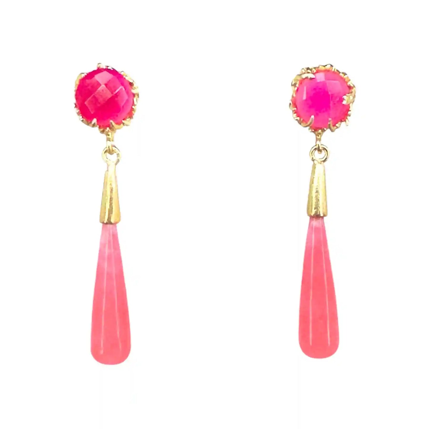 Pendientes Alma de Sevilla Fucsia