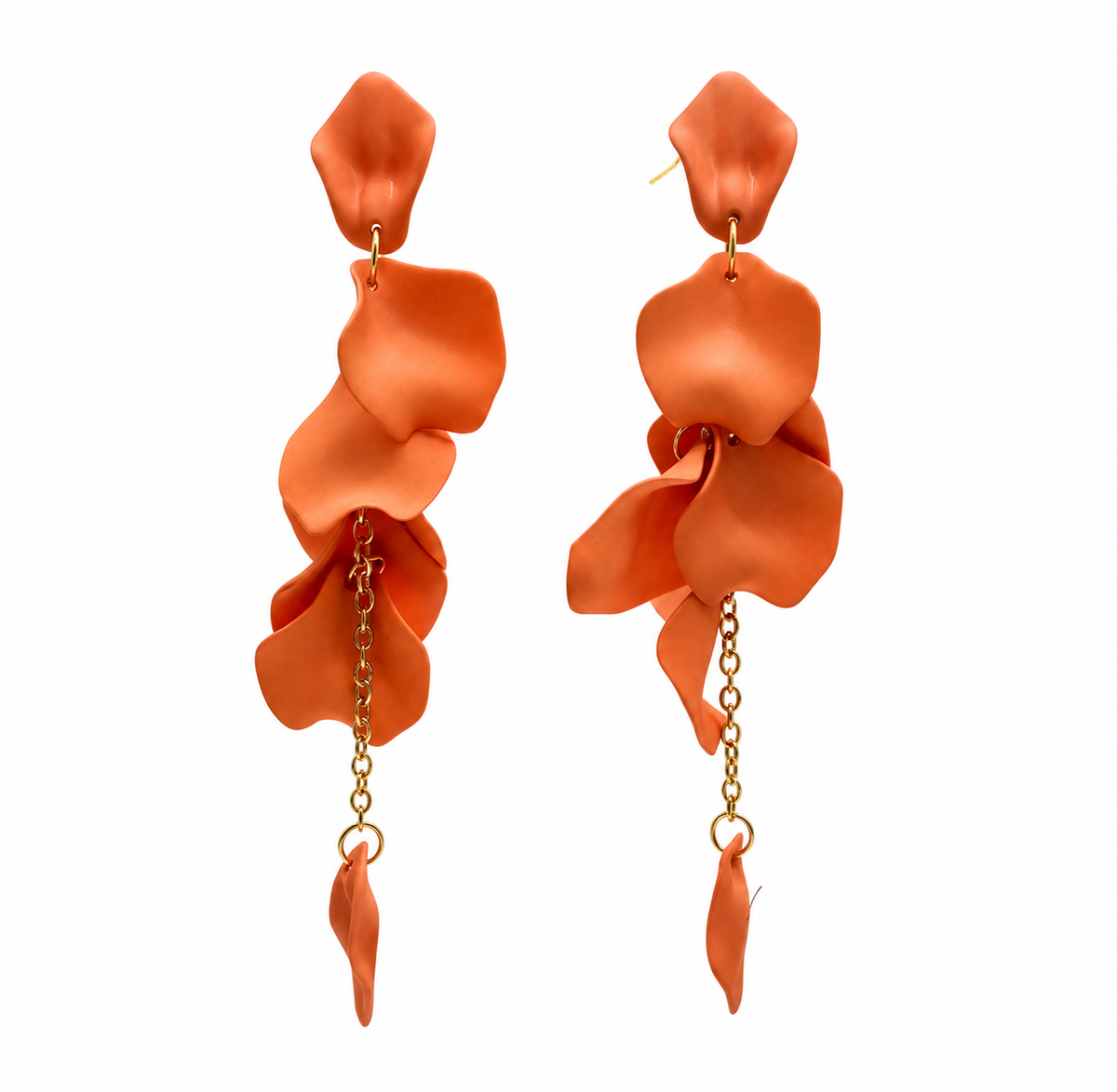 Bisutería Pendientes Positano Naranja