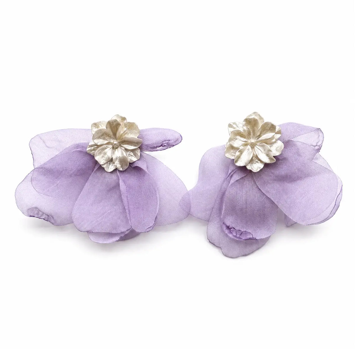 Bisutería Pendientes Lipari Morado