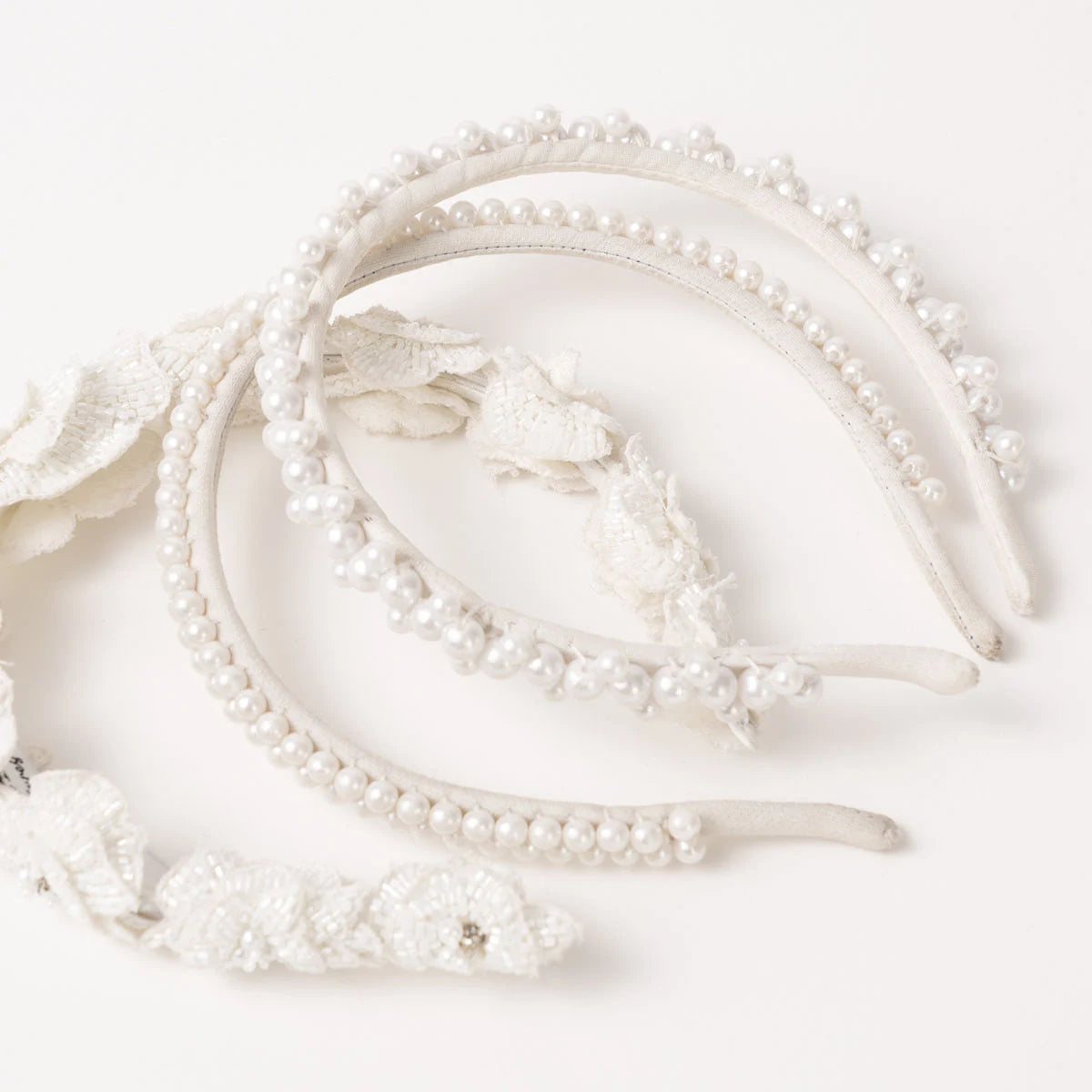 Diadema Floraria Blanca