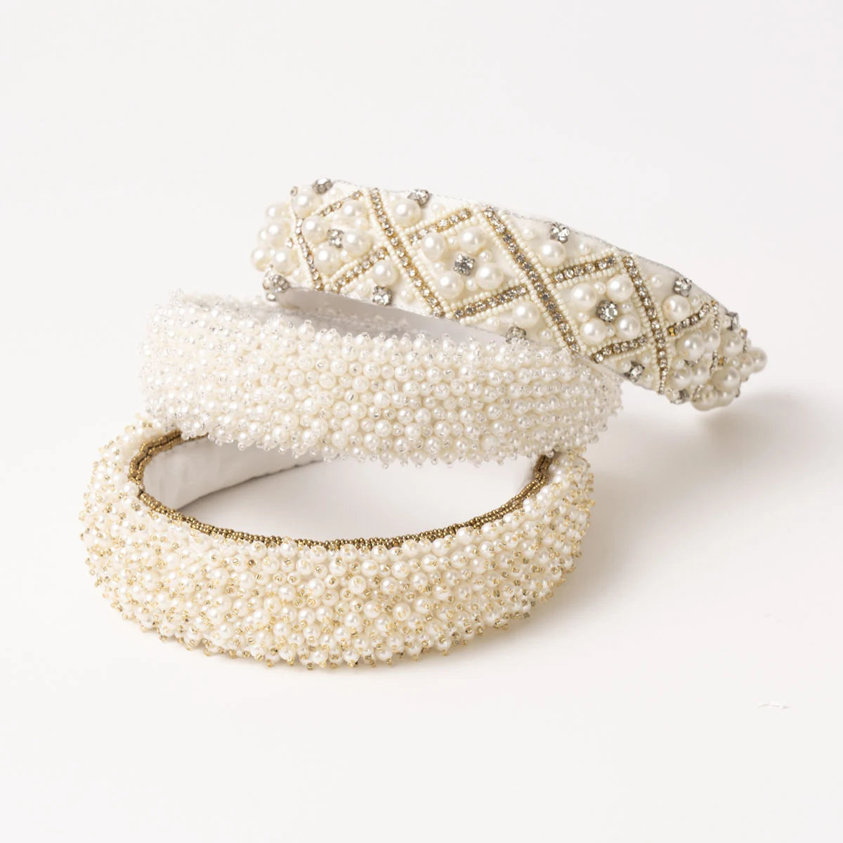 Nagpur Silver Headband with Pearls