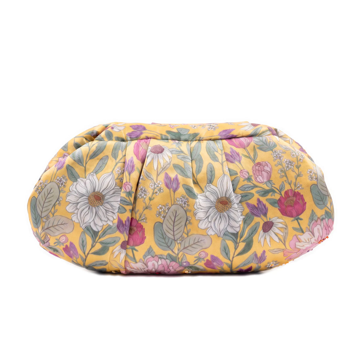 Bolso Nube Joya Edén Amarillo, Rosas y Verde