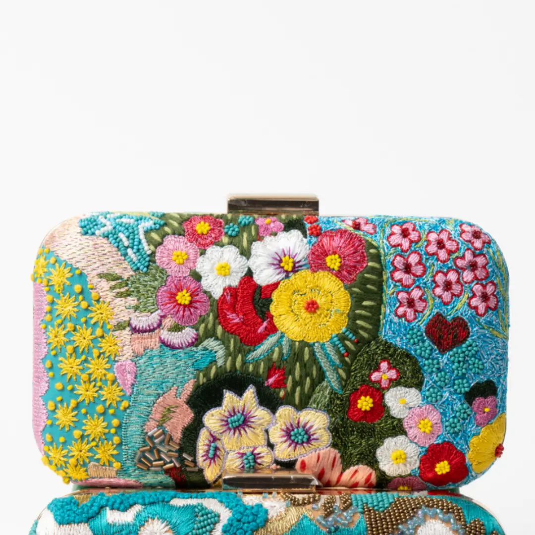 Bolso Ensueño Botánico Turquesa