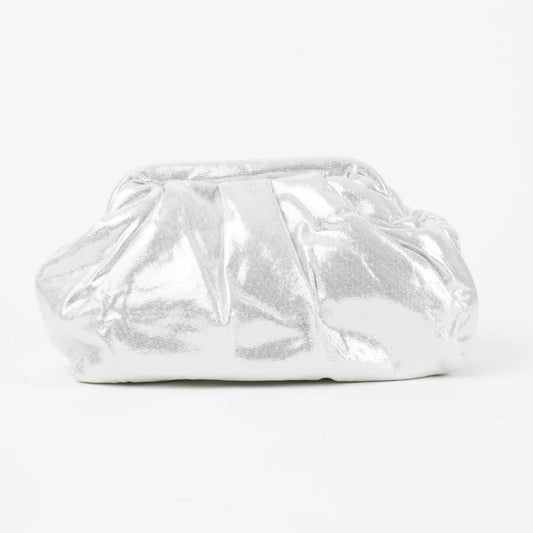 Bolso Nube Metalizado Blanco