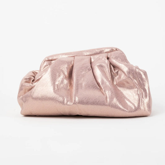 Bolso Nube Metalizado Rosa