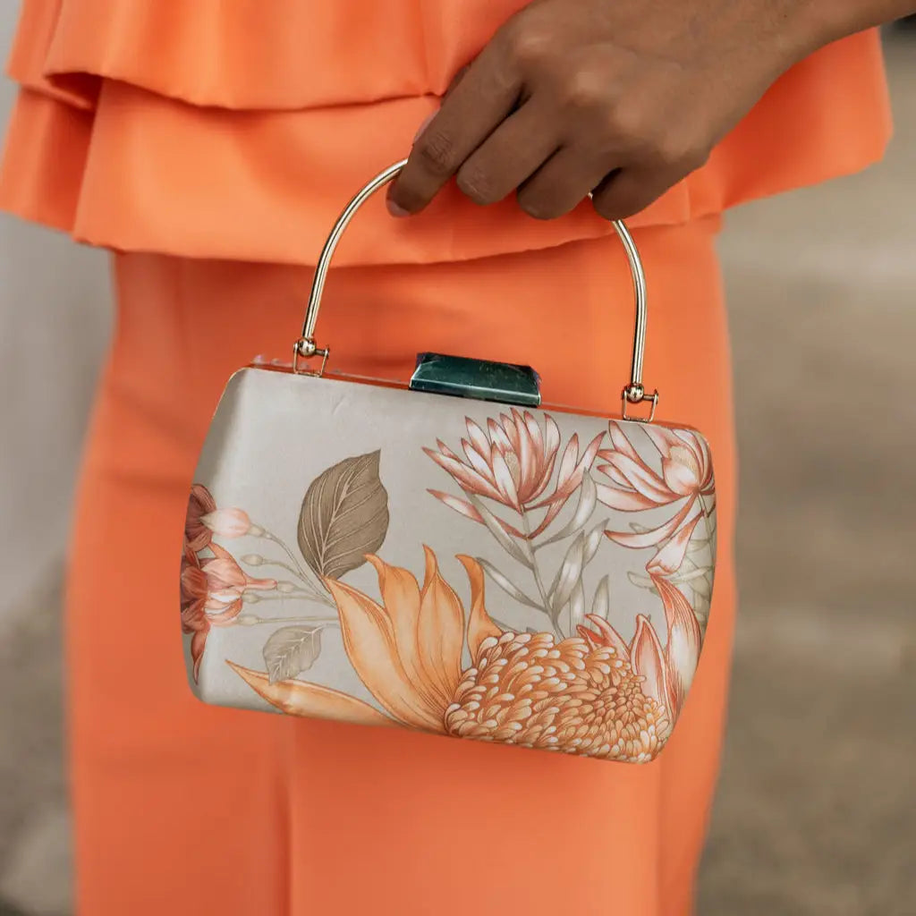 Bolso Tesa Naranja, Rosa y Verde
