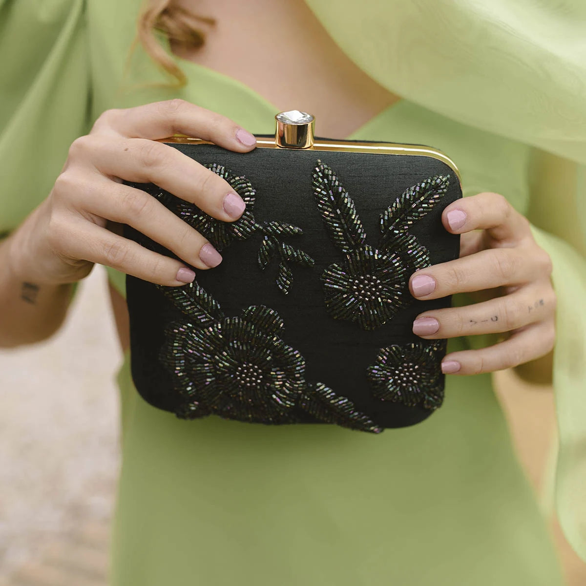 Bolso Cuadrado Renis Verde
