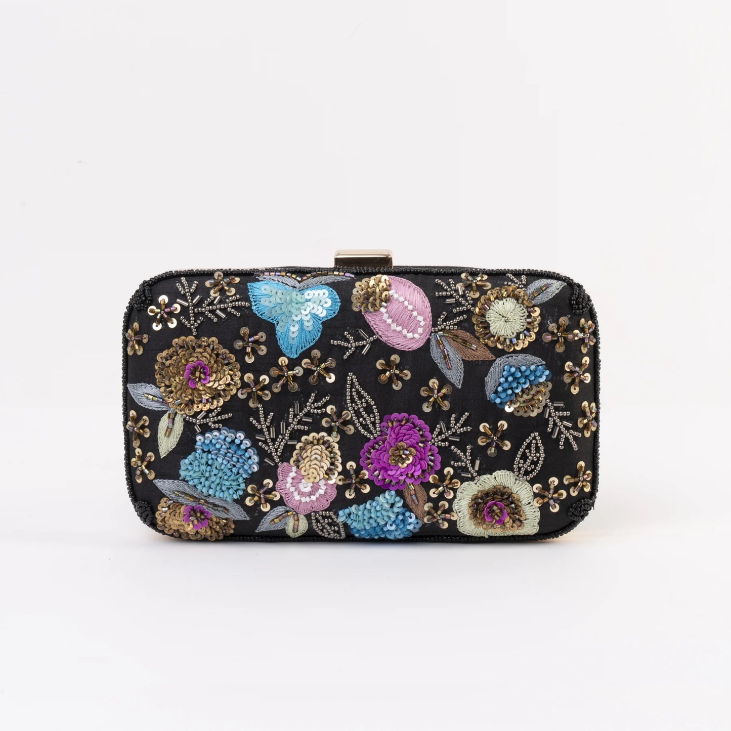 Bolso Kohima Negro, Fucsia y Azul