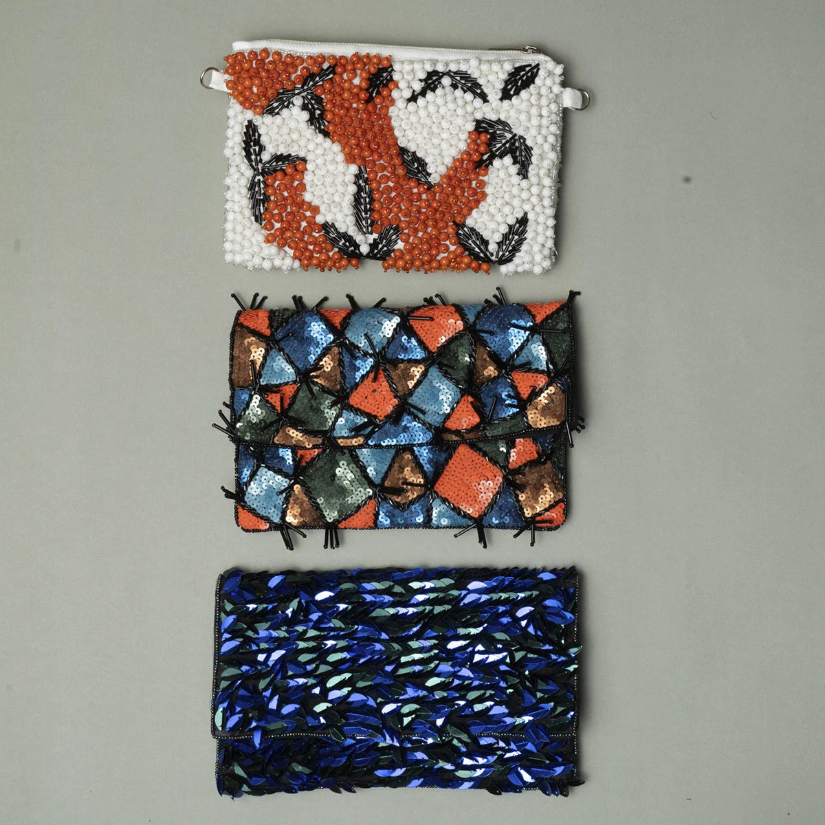 Bolso Sobre Oceana Verde y Azul