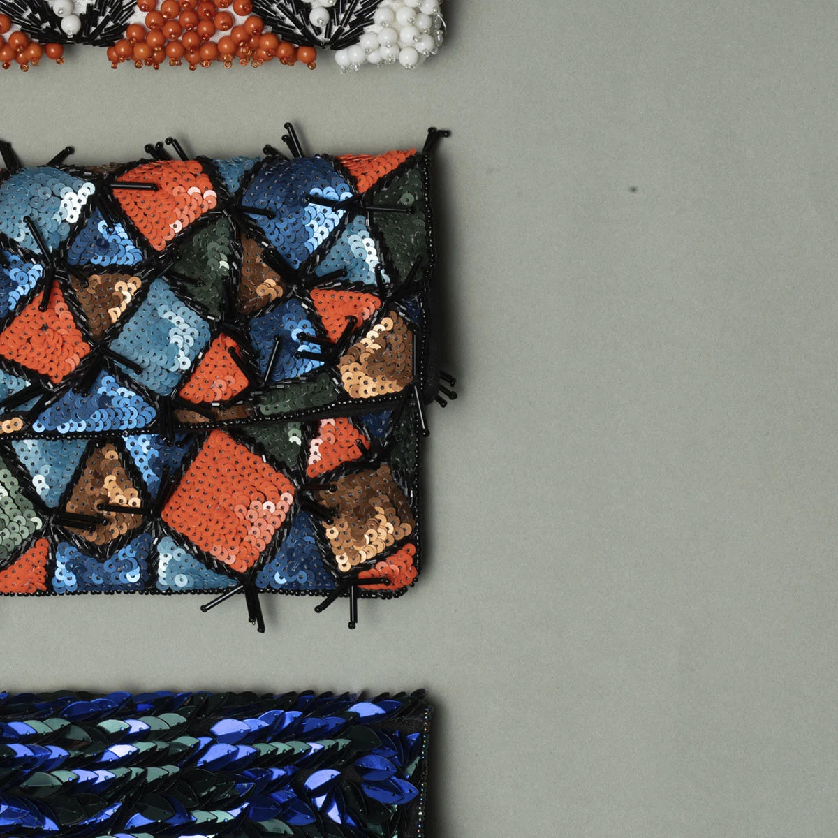 Bolso Sobre Oceana Verde y Azul