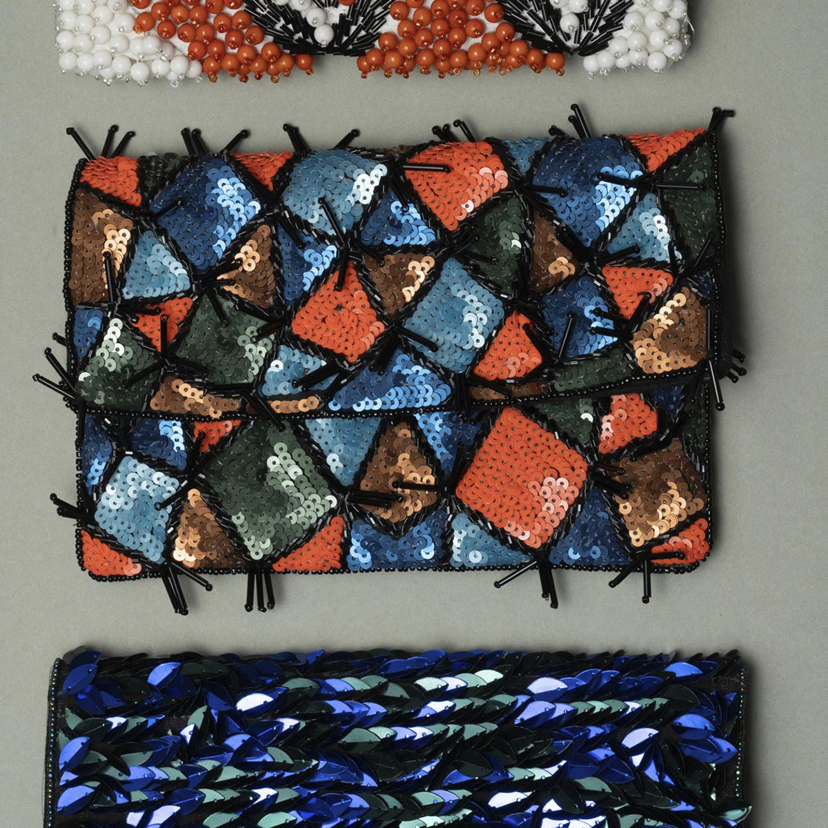 Bolso Sobre Oceana Verde y Azul