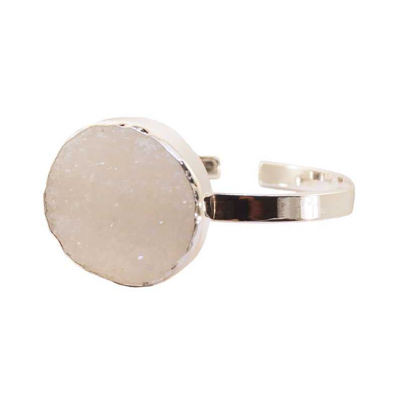 Brazalete Reloxo Plata Blanco