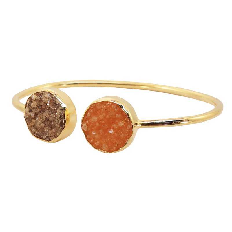 Brazalete Kivi Naranja y Marrón