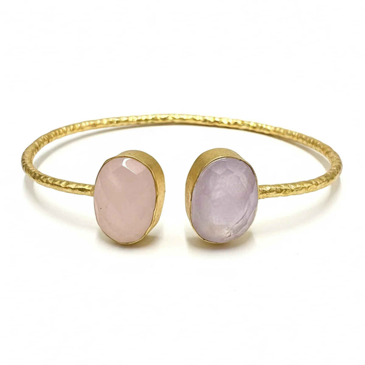 Brazalete Caliza Lila y Rosa