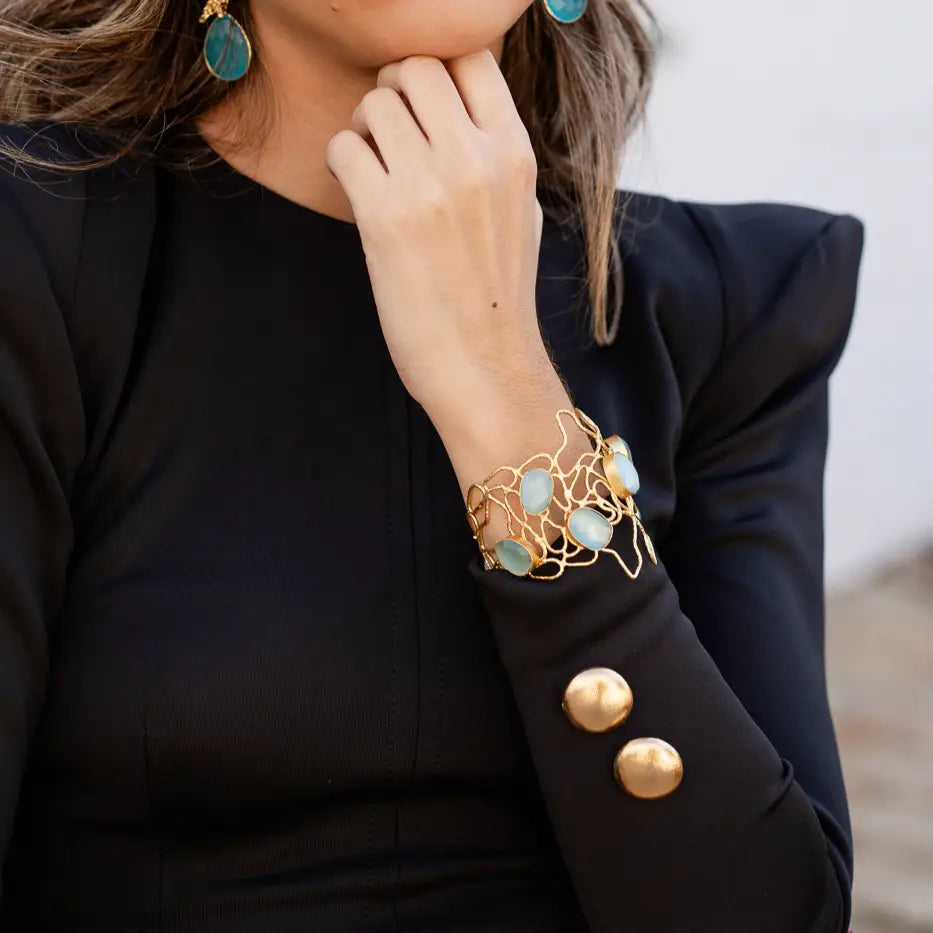 Brazalete Úrsula Ed. Limitada Azul agua