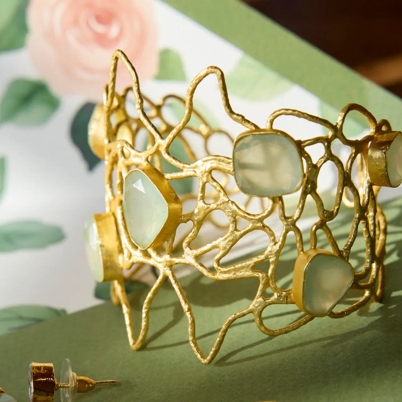 Brazalete Úrsula Verde Agua