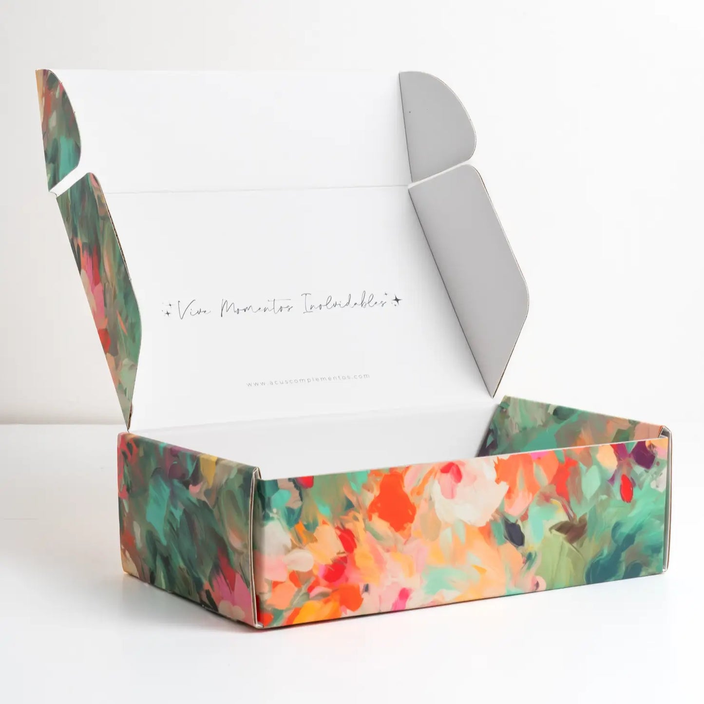 Caja envíos Verde Multicolor