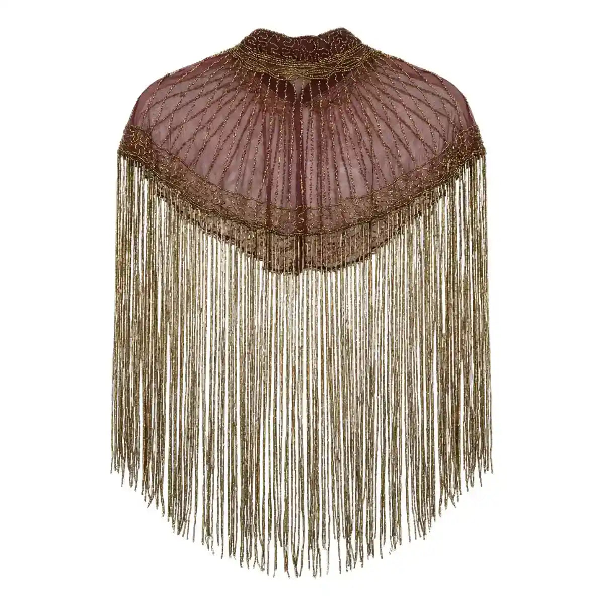 Capa Joya Luz Granate y Dorada