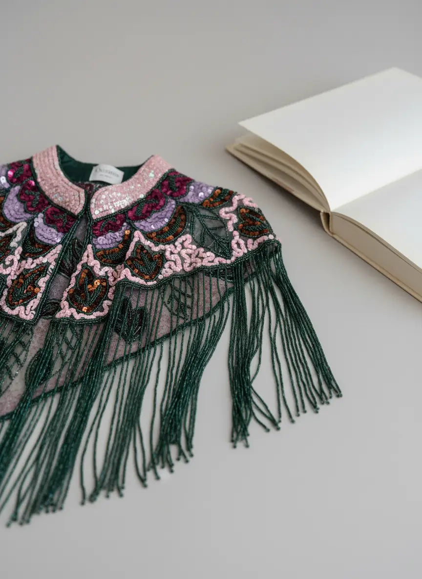 Capa Joya Multi Tribal Rosa, Morado y Verde