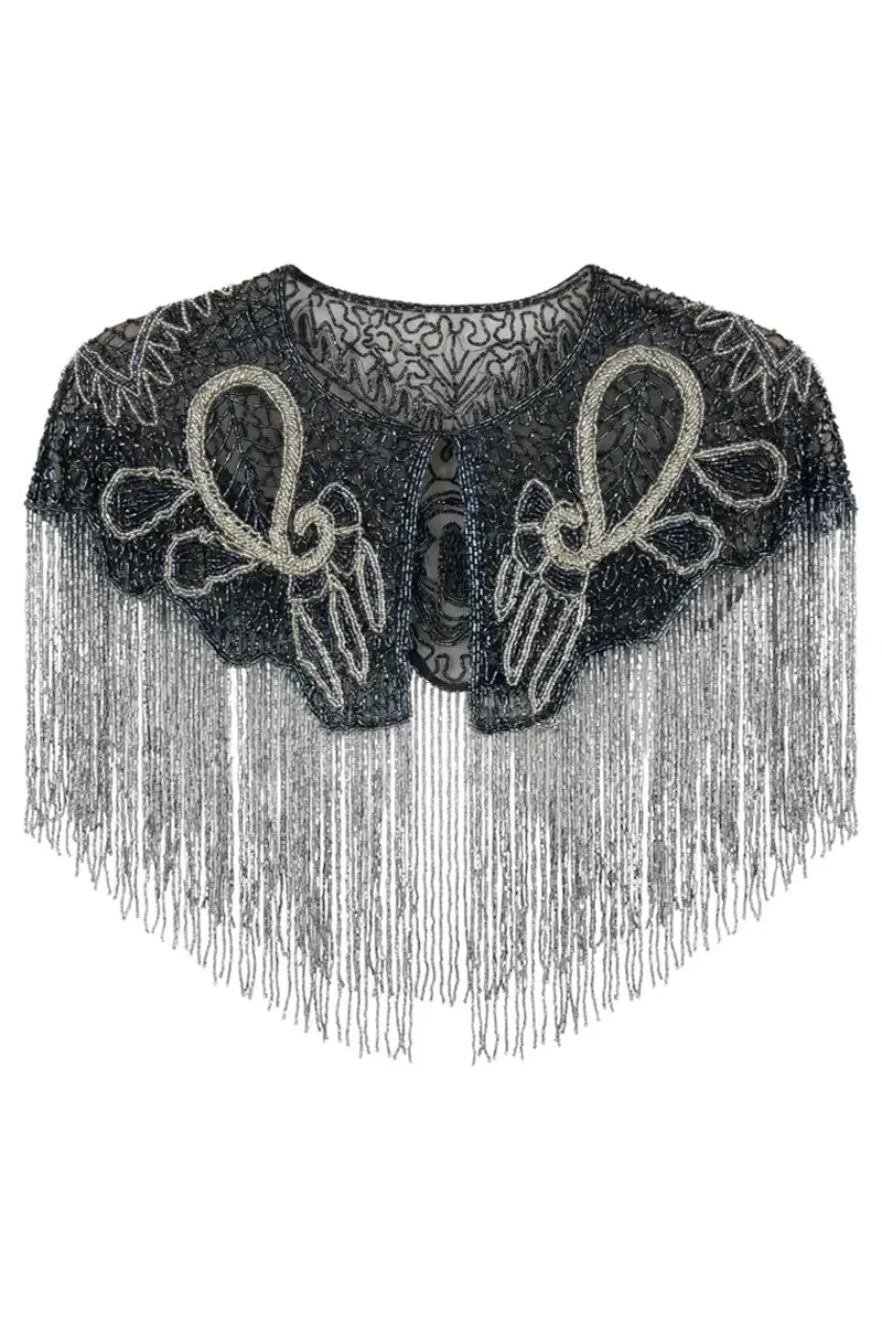 Nuit Jewel Cape Night Blue and Silver