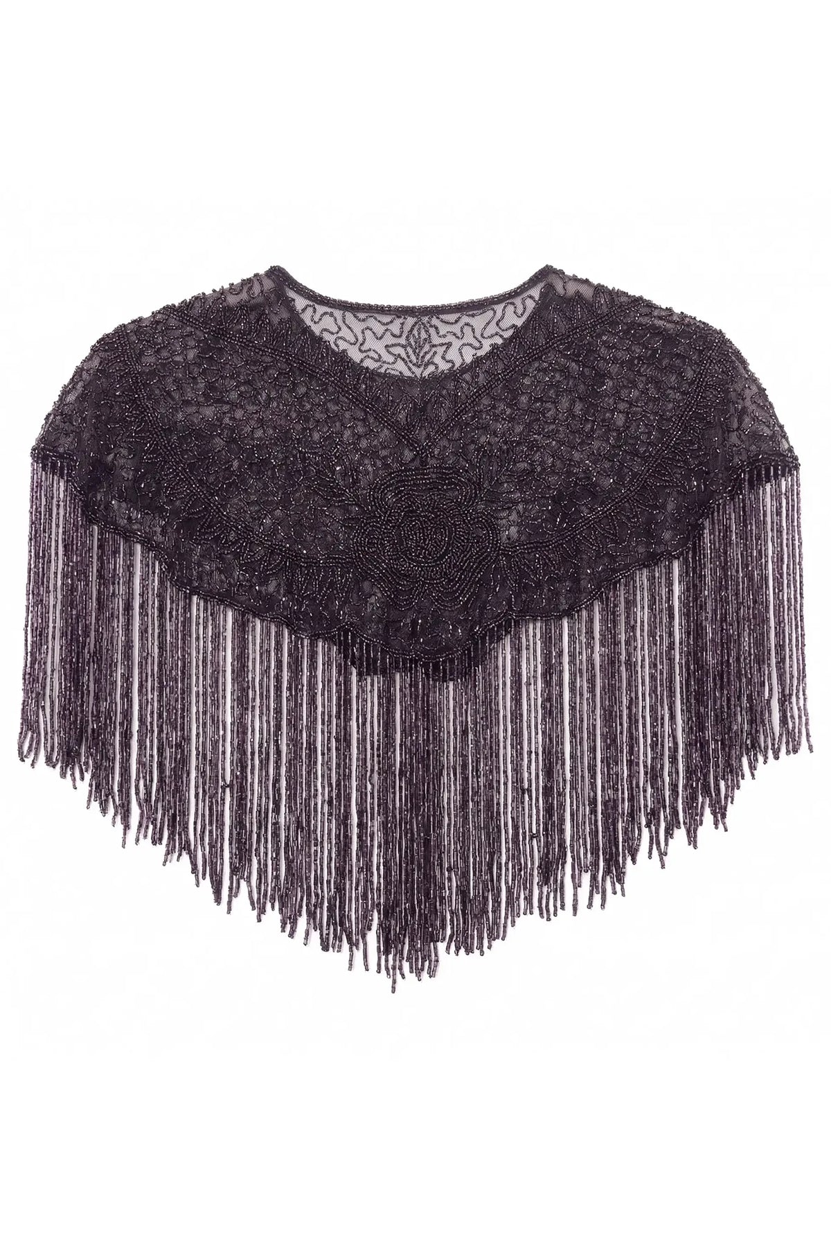 Nuit Jewel Cape, Aubergine Purple