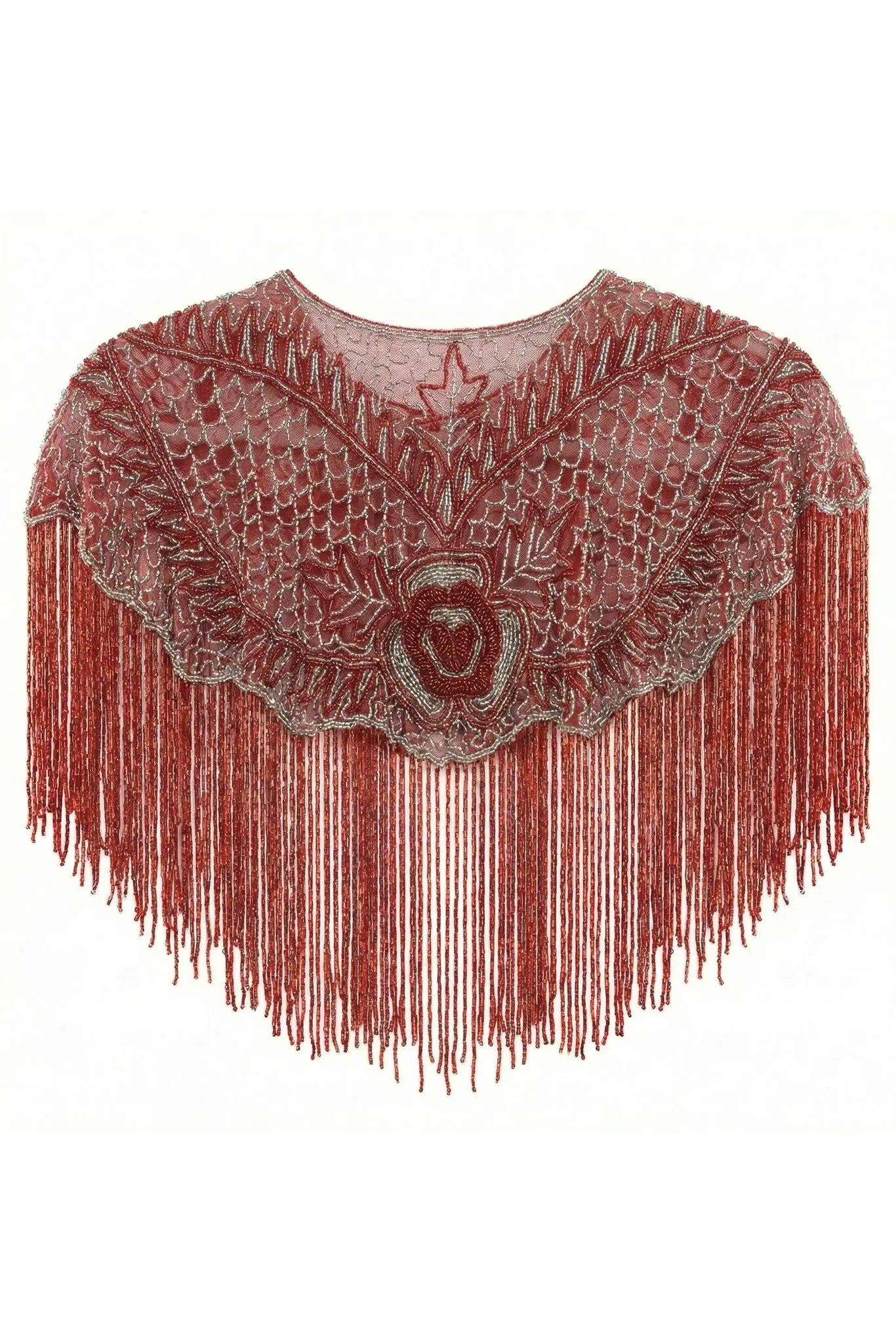 Capa Joya Nuit Rojo Coral y Plata