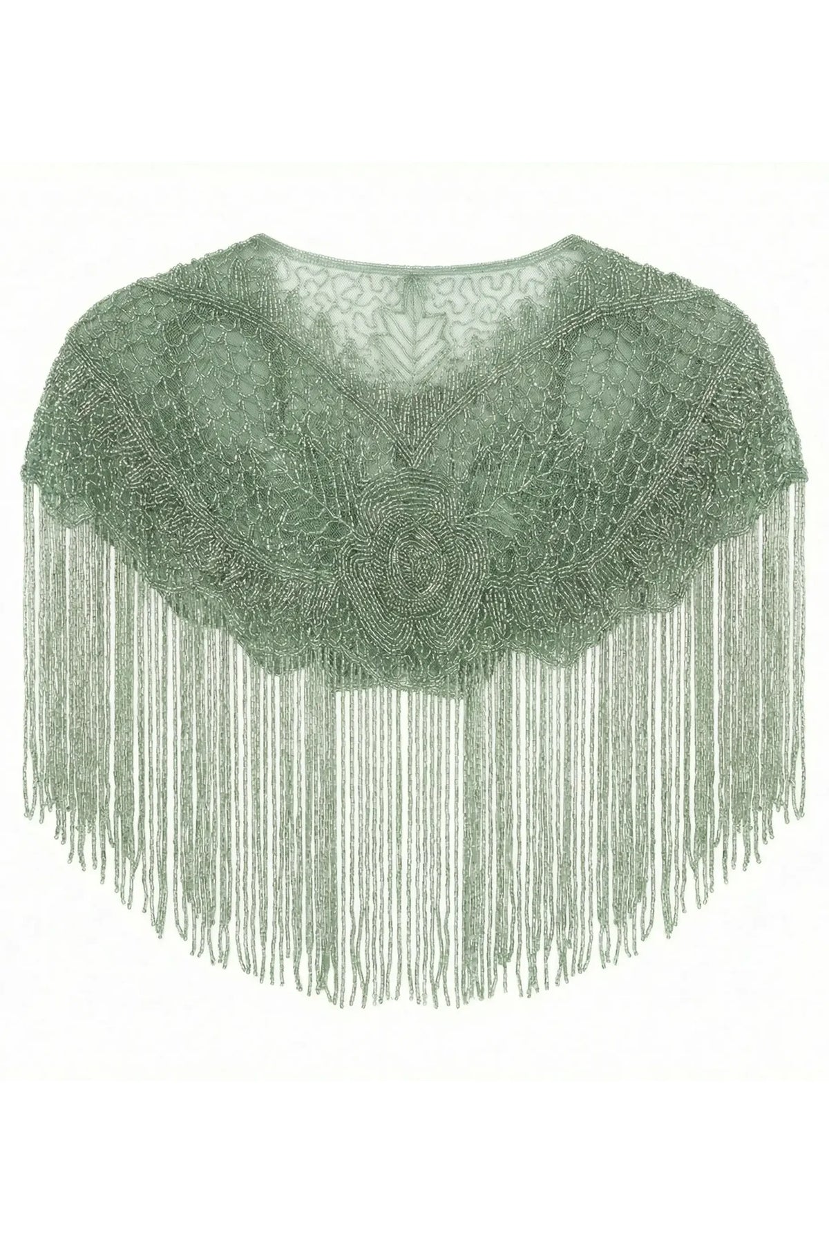 Light Green Nuit Jewel Cape