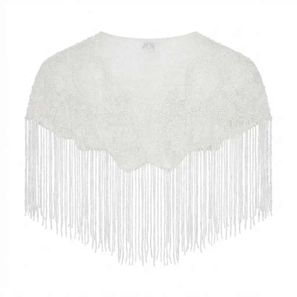 Nuit White Jewel Cape