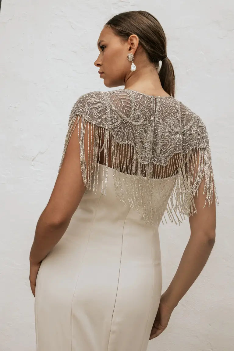 Nuit Silver Jewel Cape