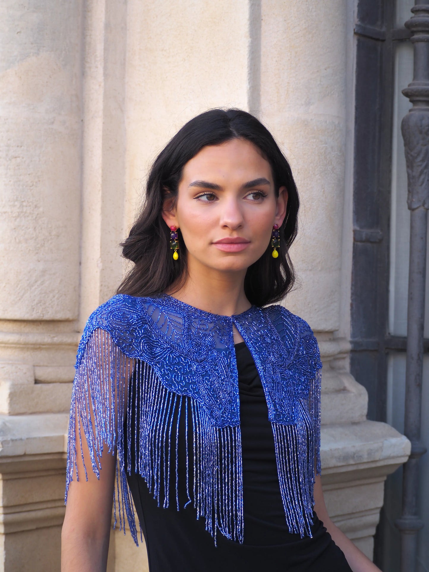 Blue Nuit Jewel Cape
