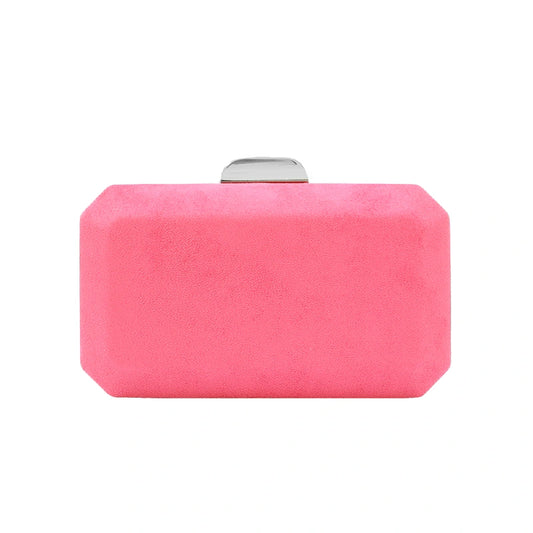 Cartera Octogon Plata Rosa Barbie