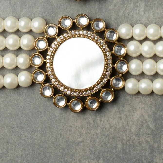 Choker Vintage Anise Perlas