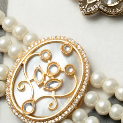 Choker Vintage Selin Perlas