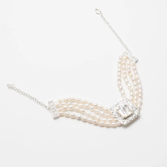 Choker Trier Ed. Limitada Plata Perlas