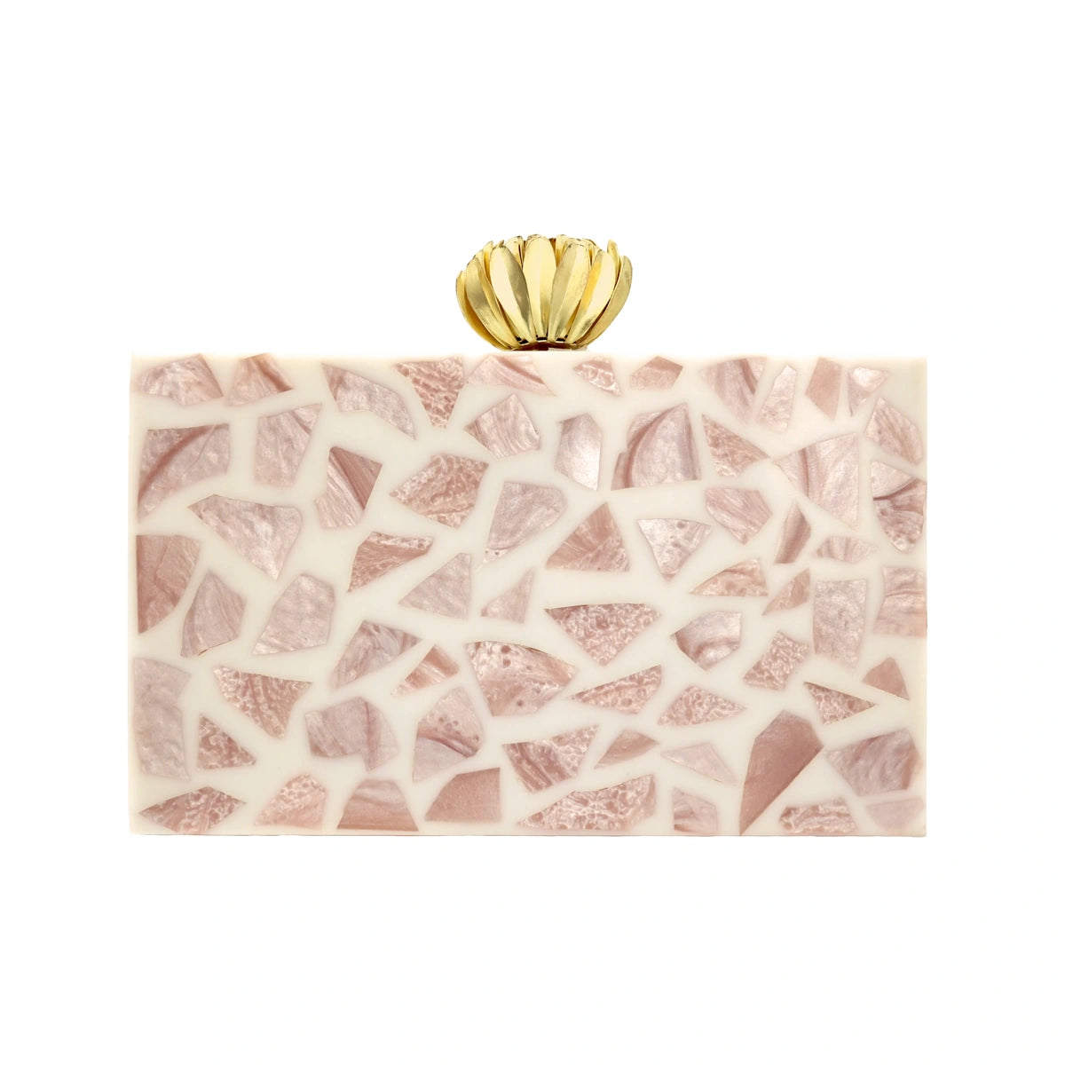 Clutch Loto Terrazzo Nude soft