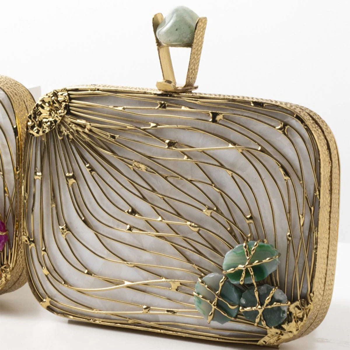 Clutch Deluxe Laquedivas Verde agua