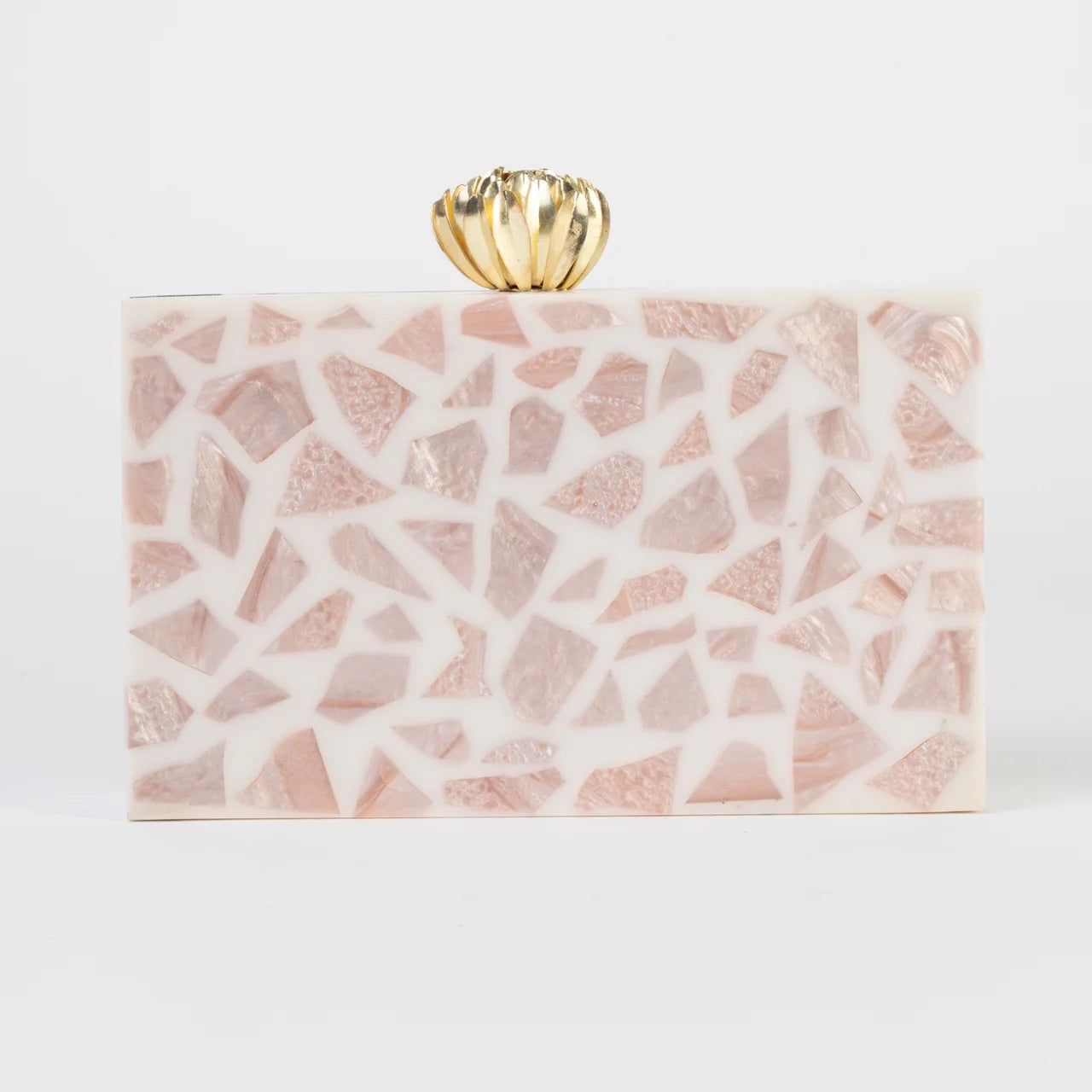 Clutch Loto Terrazzo Nude soft